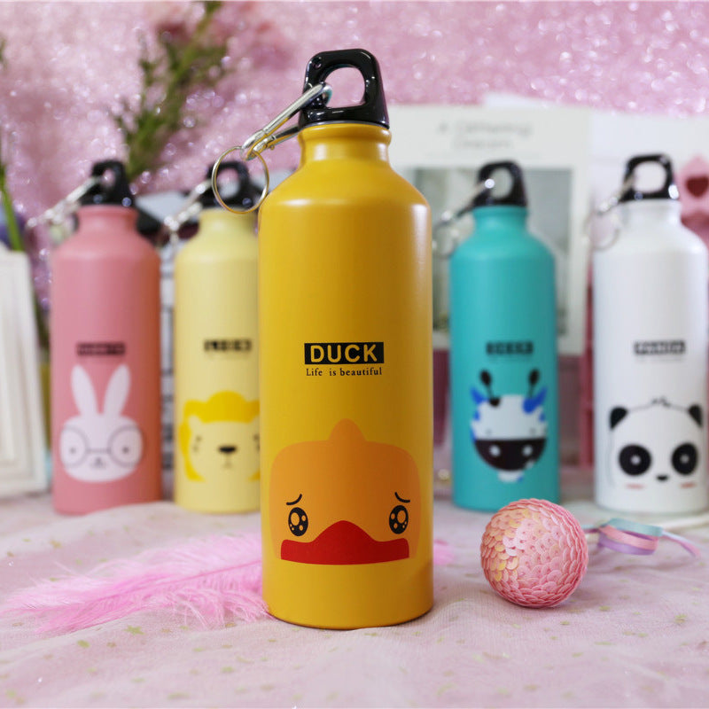 Stainless Steel Children's Water Cup Primary School Cute Water Bottle