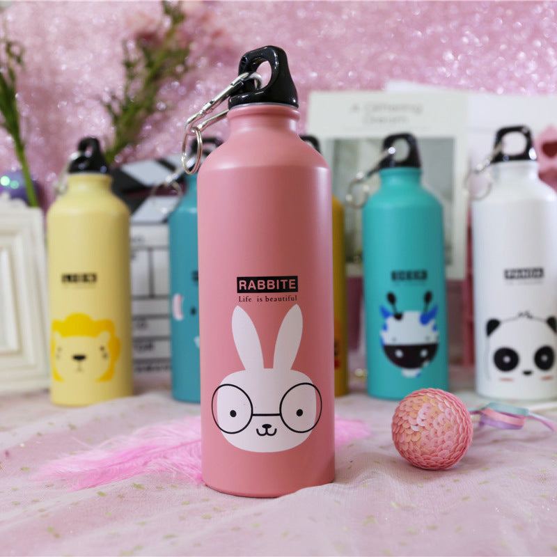 Stainless Steel Children's Water Cup Primary School Cute Water Bottle