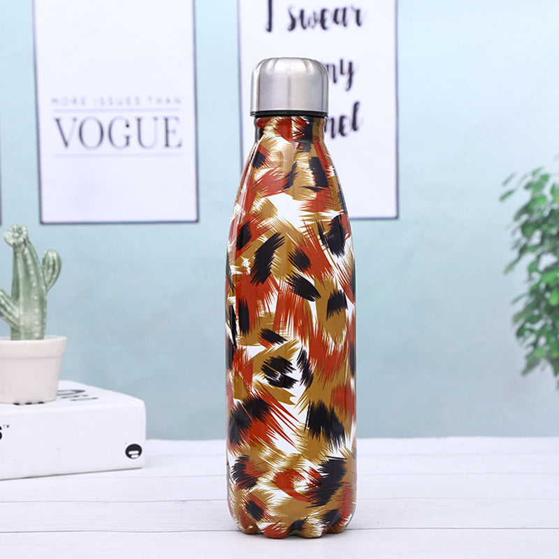 Creative Coke Bottle Stainless Steel Vacuum Flask Sports Water Cup