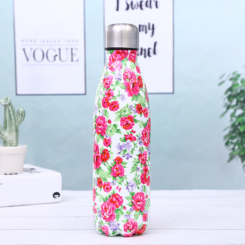 Creative Coke Bottle Stainless Steel Vacuum Flask Sports Water Cup