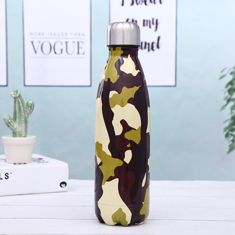 Creative Coke Bottle Stainless Steel Vacuum Flask Sports Water Cup