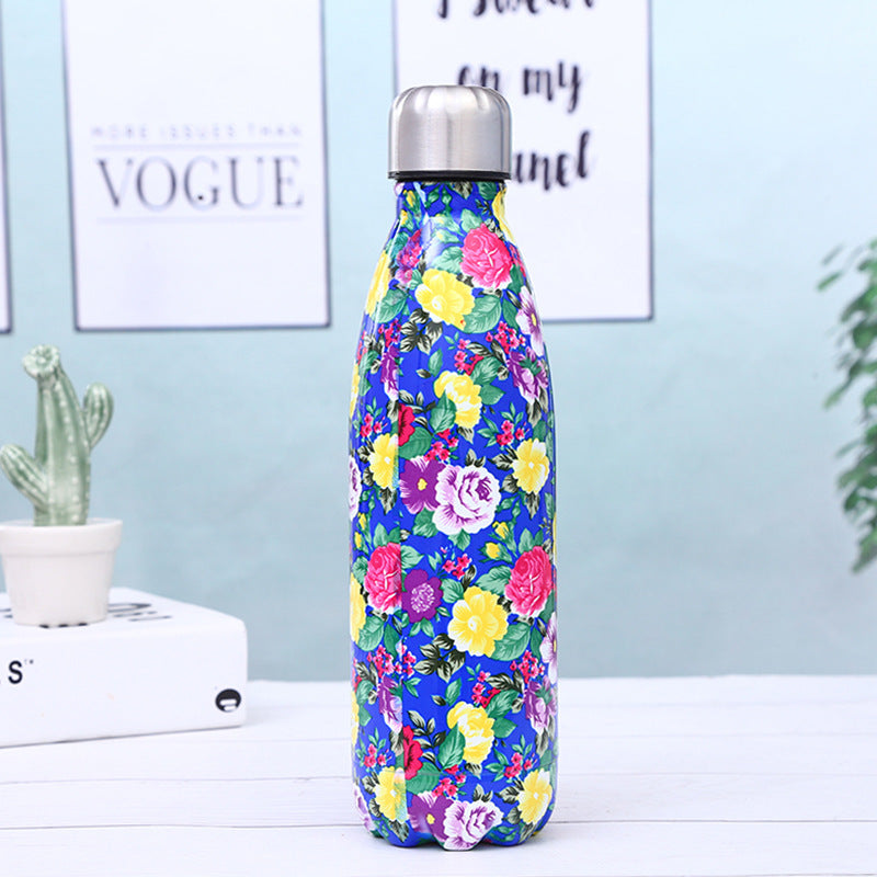 Creative Coke Bottle Stainless Steel Vacuum Flask Sports Water Cup