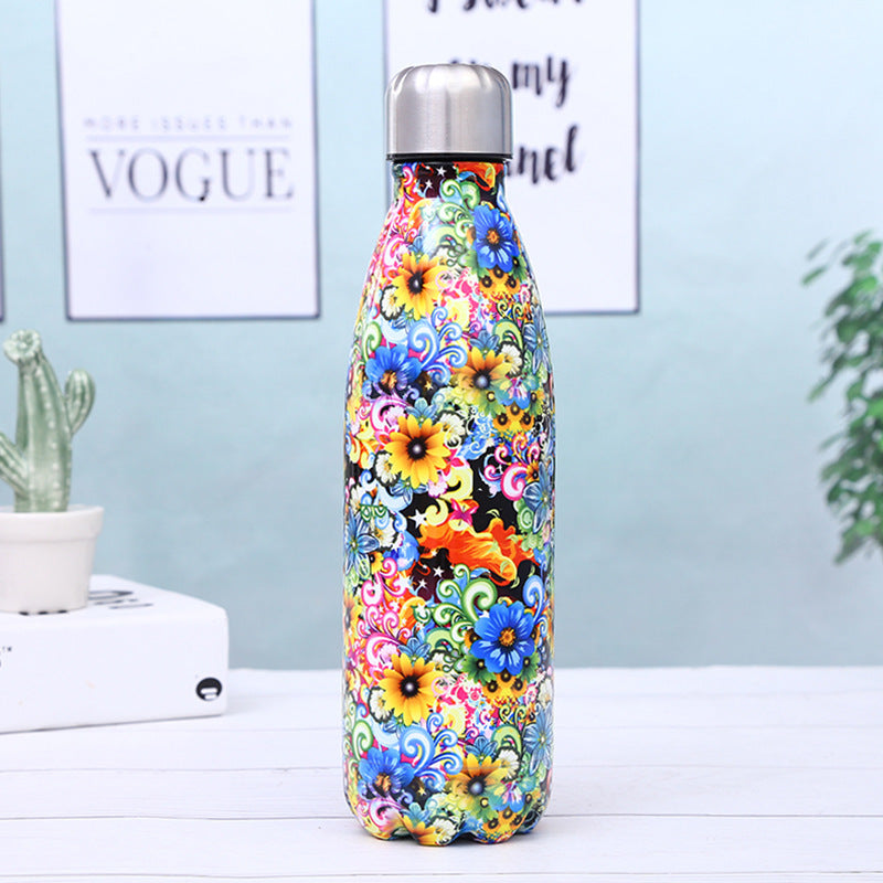 Creative Coke Bottle Stainless Steel Vacuum Flask Sports Water Cup