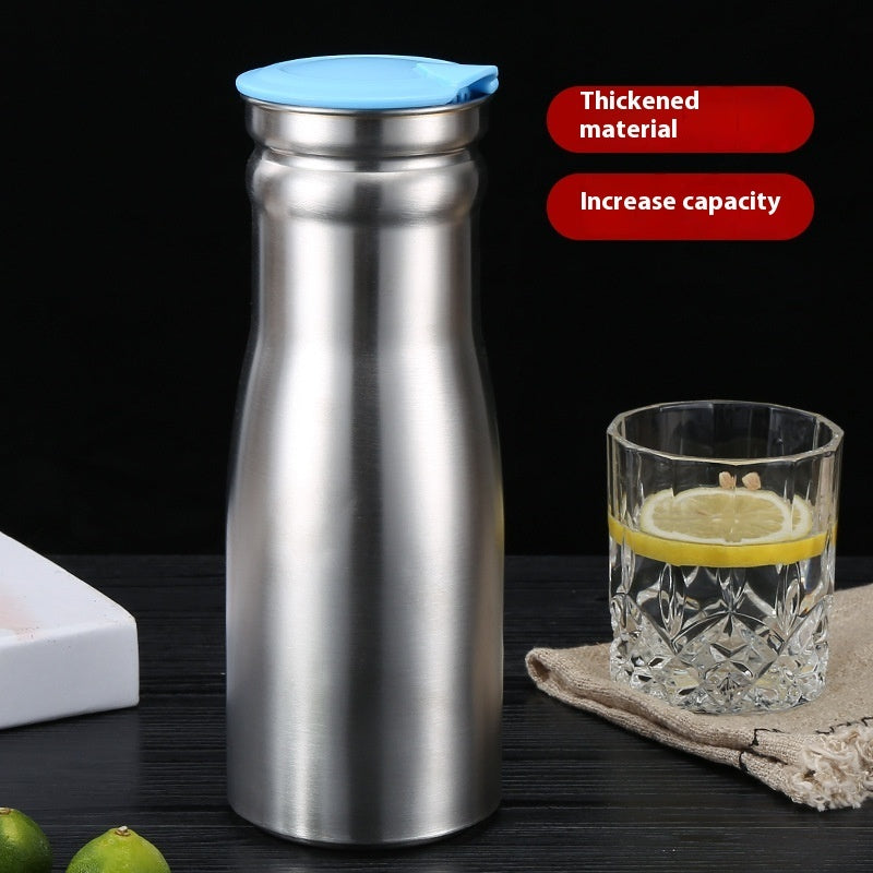 Stainless Steel Cold Water Bottle Single Layer Water Pitcher