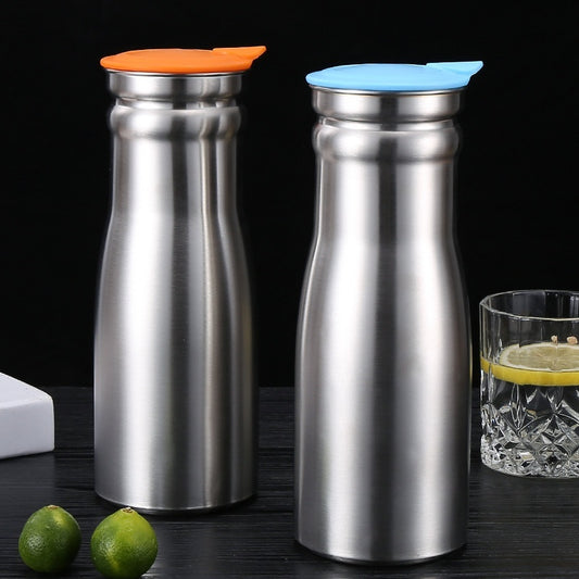 Stainless Steel Cold Water Bottle Single Layer Water Pitcher